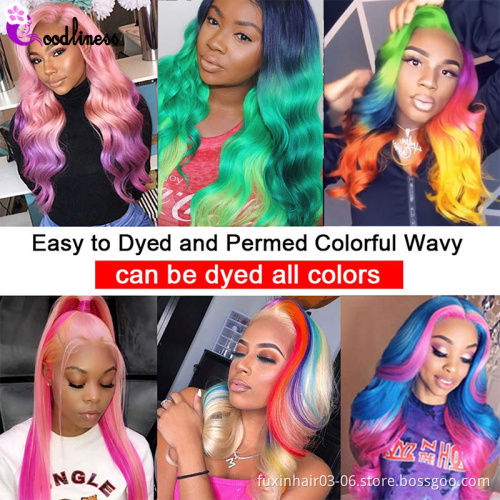 wholesale 613 BodyWave Hd Lace Wigs Human Hair Vendors Virgin Hair Transparent Full Lace Wig Blonde Body Wave Lace Frontal Wig